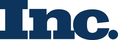 Inc. magazine logo in dark blue font, representing the branding of Inc.com focused on business news.